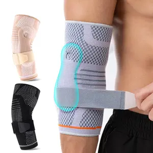 1PCS Elbow Brace Support Elbow Guard Elbow Compression Sleeve with Gel Pad for Tennis/Golfer's Elbow Pain Relief, Arthritis, Bursitis, Tendonitis & Muscle Strain