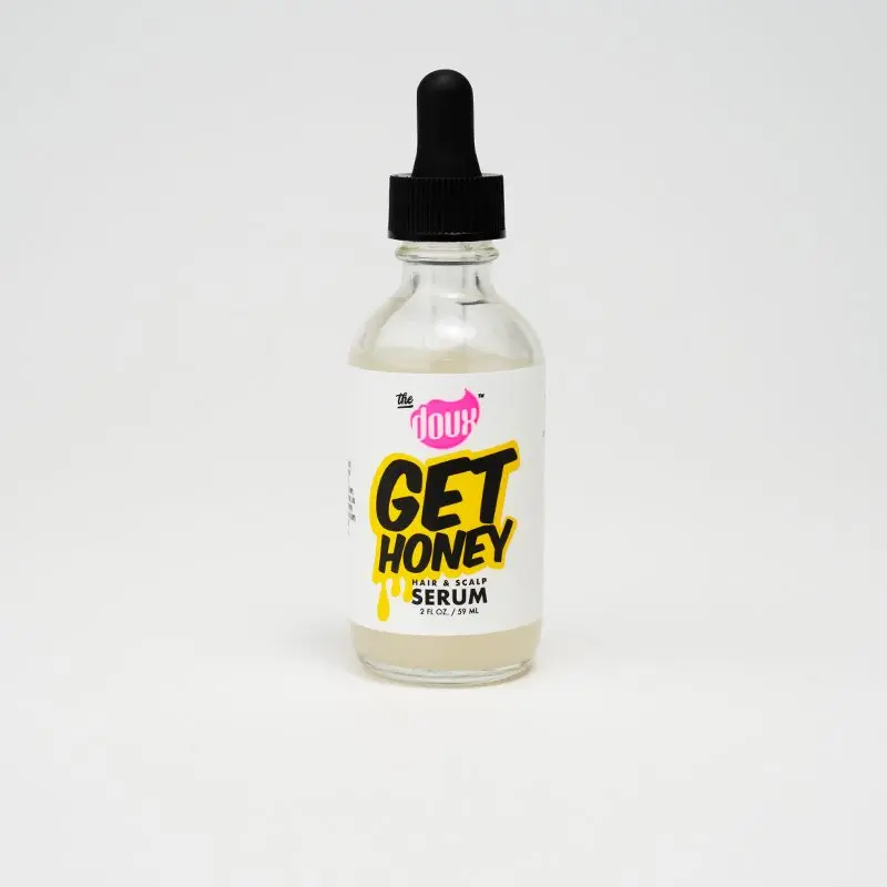 The Doux Get Honey Hair & Scalp Serum - Lightweight Haircare Treatment with Nourishing Honey Blend for Dry Scalp, Strand Softening, Scalp Care