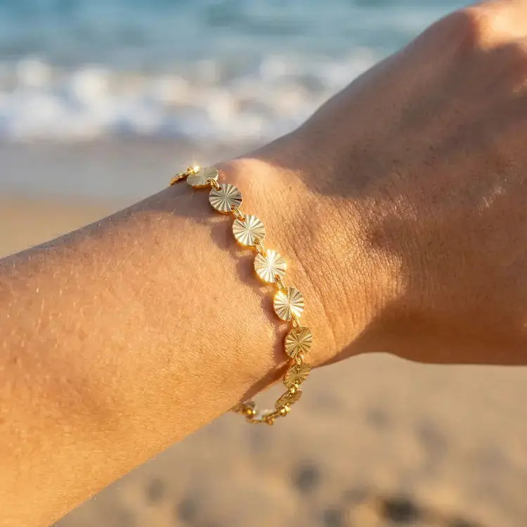 Golden Sunrise Mini Suns Bracelet