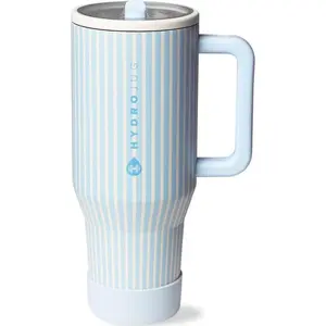 HydroJug Traveler 40oz Water Bottle – Cape Cod – Insulated Stainless Steel Tumbler with Handle & Flip Straw, Leak-Resistant, Reusable Gift for Women & Men