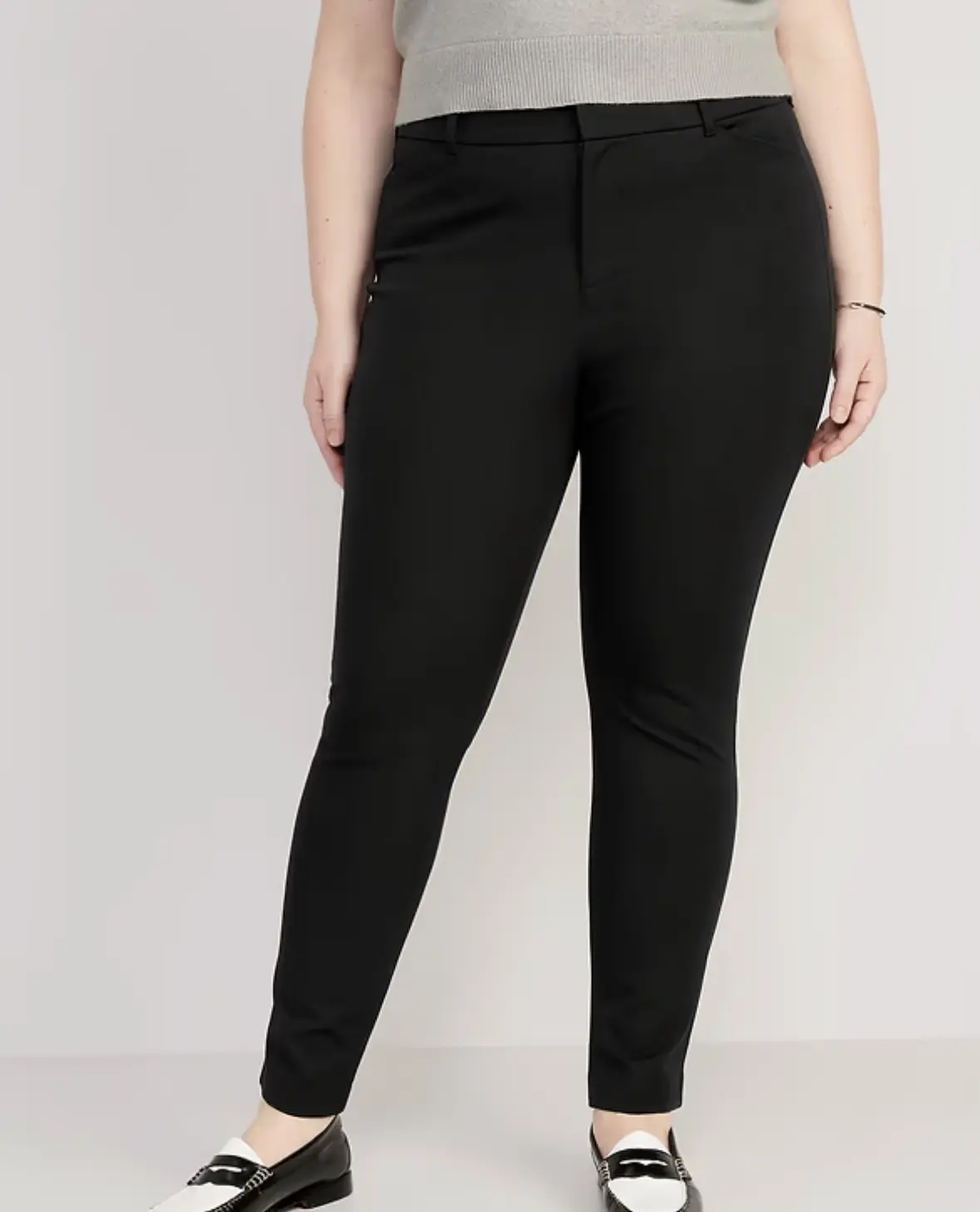 NWT Old Navy High Waisted Black Pixie Skinny Pants Size 20 Panther womens work