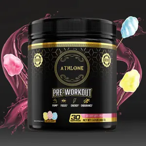 Athlone Pre Workout Performance blend - Massive Pumps, Energy, Focus, Endurance and Nitric Oxide Booster Healthcare Fitness Supplement Dietary