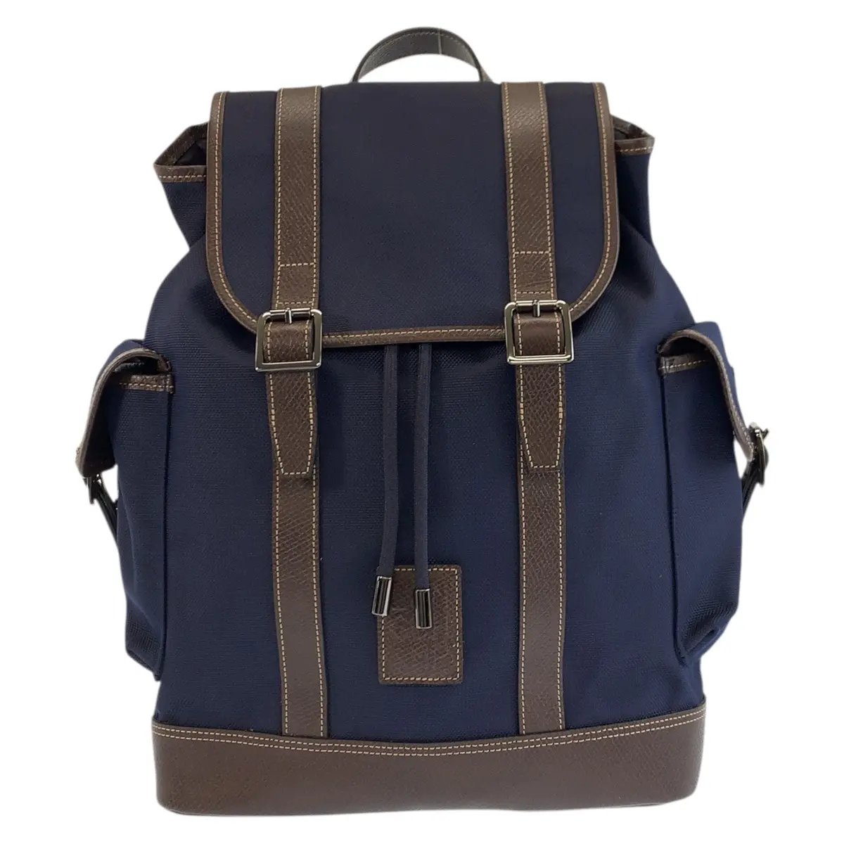 Pre-owned Longchamp Canvas Tote Bags Boxford Leather Backpack