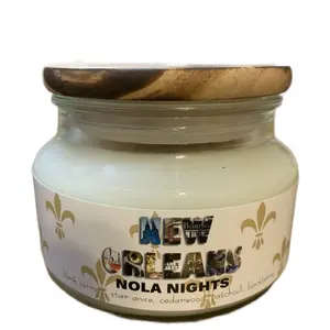Taylor Candle Company NOLA NIGHTS Soy Candle with Black Currant, Star Anise, Cedarwood, Patchouli & Blackberry Scent