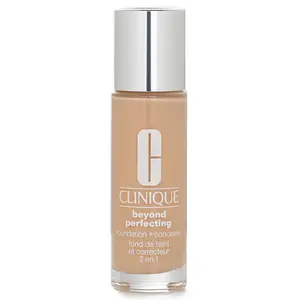 Clinique Beyond Perfecting 2 In 1 Foundation + Concealer for Dry Combination, Combination Oily and Oily - 01 Linen (MF-N), 1.0 Ounce