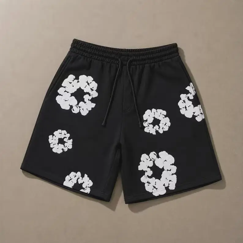 Denim Tears 2026 New Kapok Printed Beach Shorts Set Comfortable & Versatile