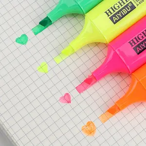 Multi purpose highlighter - a 4-color high-capacity color highlighter set for professional art use, also suitable as an office marker symbol - perfect for your holiday gift!