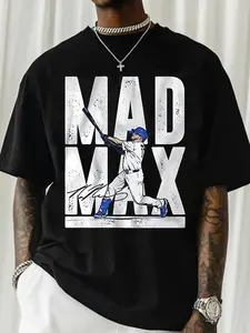 Retro Max Muncy Graphic T-Shirt, Vintage Game Day Tee, Retro Sports Streetwear Shirt