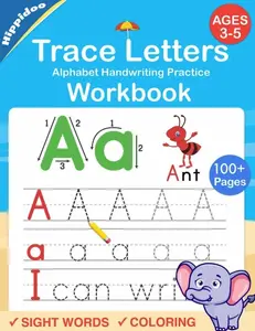 Trace Letters: Alphabet Handwriting Practice workbook for kids: Preschool writing Workbook with Sight words for Pre K, Kindergarten and Kids Ages 3-5. ... Words & Math for Preschool & Kindergarten)   Paperback – August 15, 2019