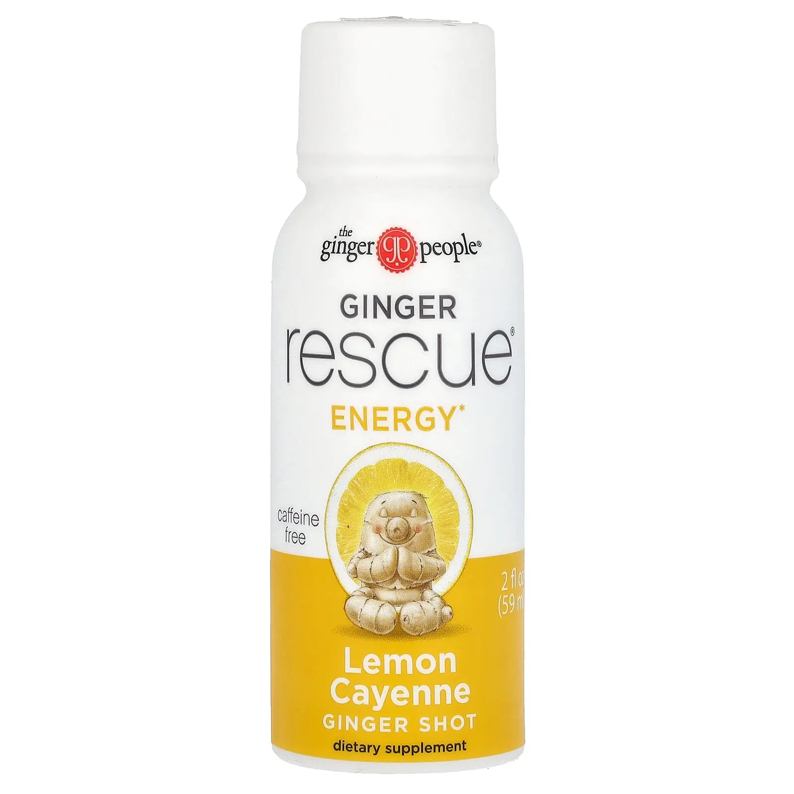 The Ginger People Ginger Rescue Shot, Lemon Cayenne, 2 fl oz (59 ml)