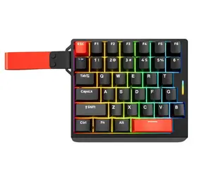 EPOMAKER HE30 One-Handed Hall Effect Keyboard 8K Polling & 0.125ms SOCD & Snap Key Adjustable Trigger PBT Keycap RGB Bcklight Custom Software Wired Gaming Keyboard for PC/Mac keyboards for gaming creamy keyboard Tiktokshopstockup Tiktokshopmothersday