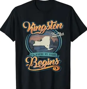 Kingston New York, It's Where My Story Begins T-Shirt DR6