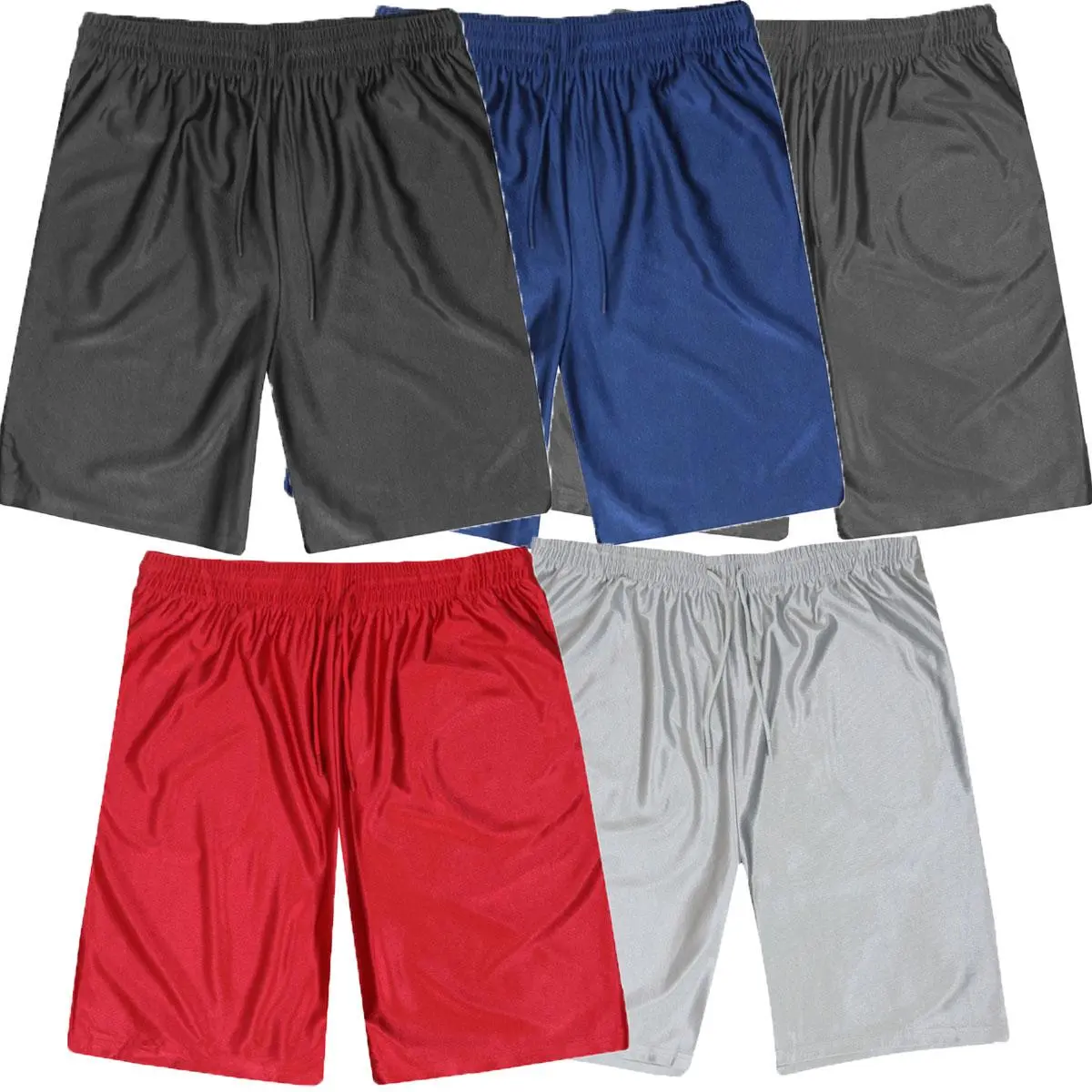 (Dazzle Shorts) Black-Navy-Charcoal-Red-Silver