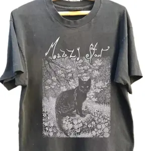 Mazzy Star Cat T-Shirt, 90s Alternative Rock Shirt, Hope Sandoval, Music, Unisex Tee Top