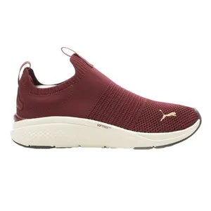 PUMA Womens Softride Pro Echo Slip On Sneakers Shoes Casual - Red