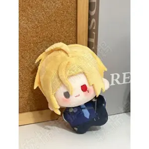 Stuffed 10cm Anime Zenless Zone Zero Hugo Cute Printed Body Cotton Doll Plush Toy for Keychain Birthday or Meeting Gift