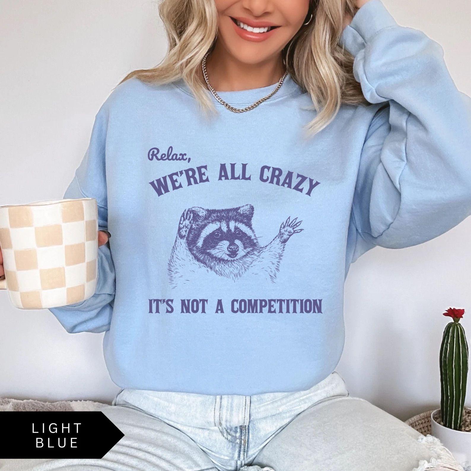 Retro Mental Health Humor Sweatshirt …