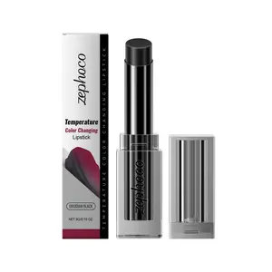 zephoco Obsidian Temperature Changing Lipstick Gentle Moisturizing Hydrating Reducing Lip Lines Care Soft Lip Balm