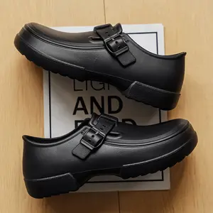 TEER Solid Color Non-Slip Chef Shoe Unisex Work Shoes for Easy-care upper, comfortable lining, and non-slip sole. Comfort and Safety