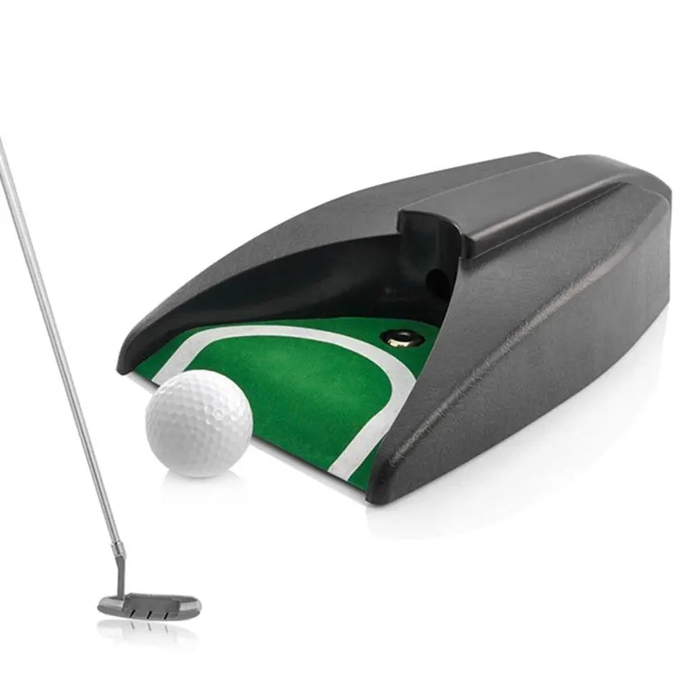 Automatic Putting Cup, Lightweight Golf Training Aid with Auto Ball Return for Indoor/Outdoor Practice, Compact Putter Trainer for Home & Office, Golf Ball, All Skill Levels, Automatic Ball Return