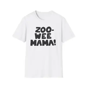Diary of a Wimpy Kid Zoo Wee Mama Unisex Softstyle T-Shirt, Funny Graphic Tee, Cartoon Book Lover Gift, Kids Comedy Movie Shirt, Vintage
