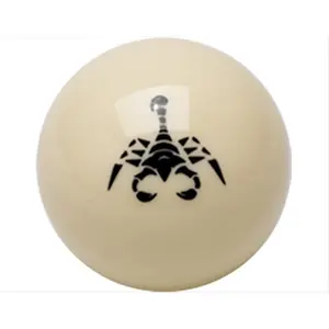 212 MAIN Scorpion Logo Print Marked Cue Ball - Standard Billiards & Snooker Sports Accessory, Marked Ball