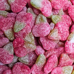 Swedish Sour Fizzy Cherry Gummy - 1/2 Pound - Swedish Gummy - Bon bon - Gummy - Sour - Snack Sweet