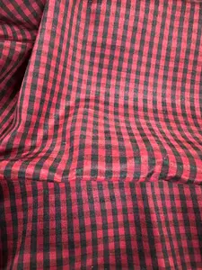 Black and Red Gingham Fabric 60"x 36"