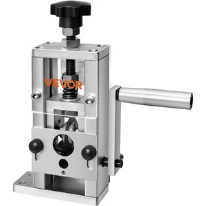 VEVOR Electric Wire Stripping Machine, 0.06''-1.57'' Automatic Wire Stripper Machine, 750 W, 98 ft/min Wire Stripper with Visible Stripping Depth Reference, 10 Channels Electric Wire Strip MachineVEVOR Super Brand Day