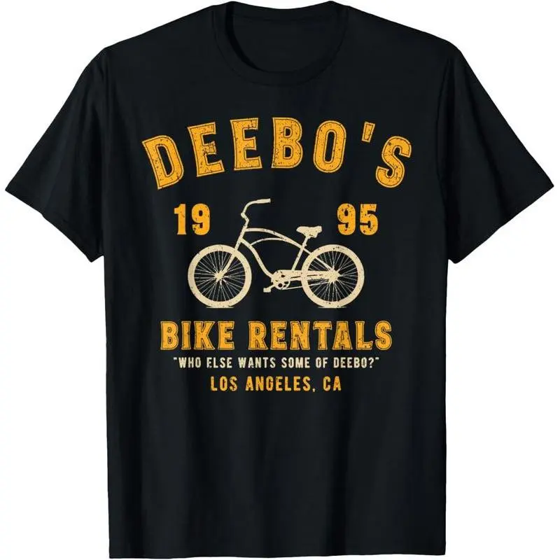 Men's Cotton Casual Top - Deebo's Bike Rentals Vintage Short-Sleeve Relaxed-Fit Soft T-Shirt