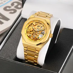 Stylish Classic Men's Mechanical Watch with Box, Waterproof, Luminous Features, Suitable for Party, Daily Decoration, Fashion & Birthday Gift Luxury