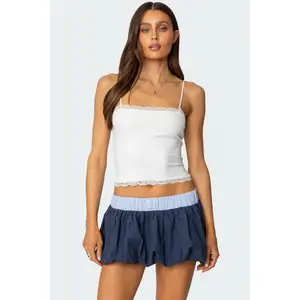 Cruella Lace Trim Tank Top