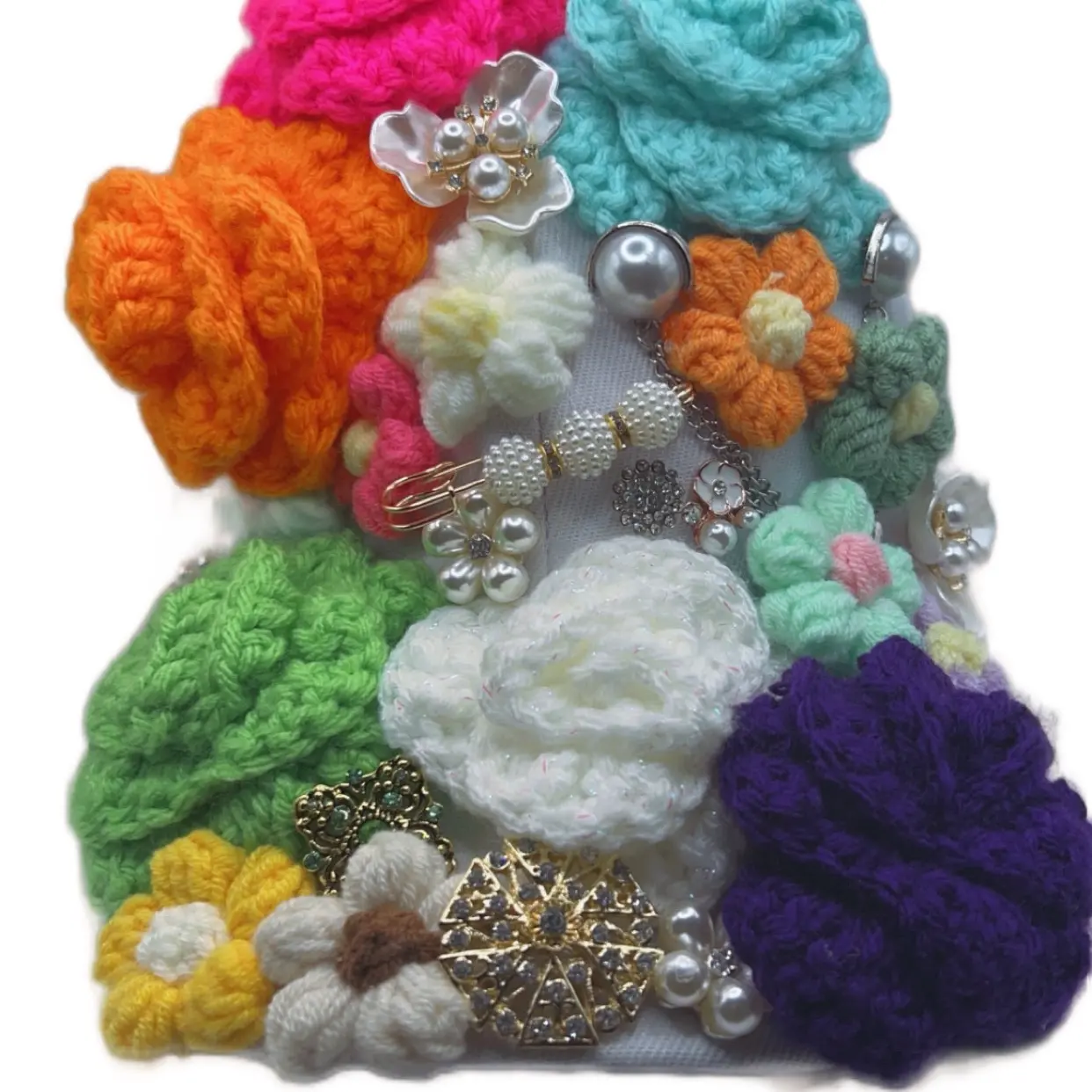 Crochet Junk Hat - Knit Beanie for Women, Handmade in USA