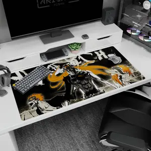 Bleach Ichigo Anime Keyboard Desk Pad Otaku Gift Manga Panel Mousepad Mice Mat Game Playmat