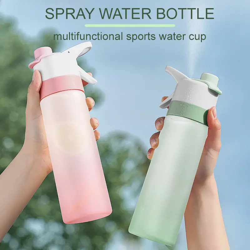 Spray Water Bottle for Girls Outdoor Sport Fitness Water Cup Large Capacity Spray Bottle Drinkware Travel Bottles Kitchen Gadgets Spray Water Bottle for Girls Outdoor Sport Fitness Water Cup Large Capacity Spray Bottle Drinkware Travel Bottles Kitchen Gadgets