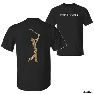 The Players Tshirt, Golf Swing Design with Artistic Silhouette, Perfect Tee for Golf Lovers and Tournament Fans, Gift For Dad Menswear Top