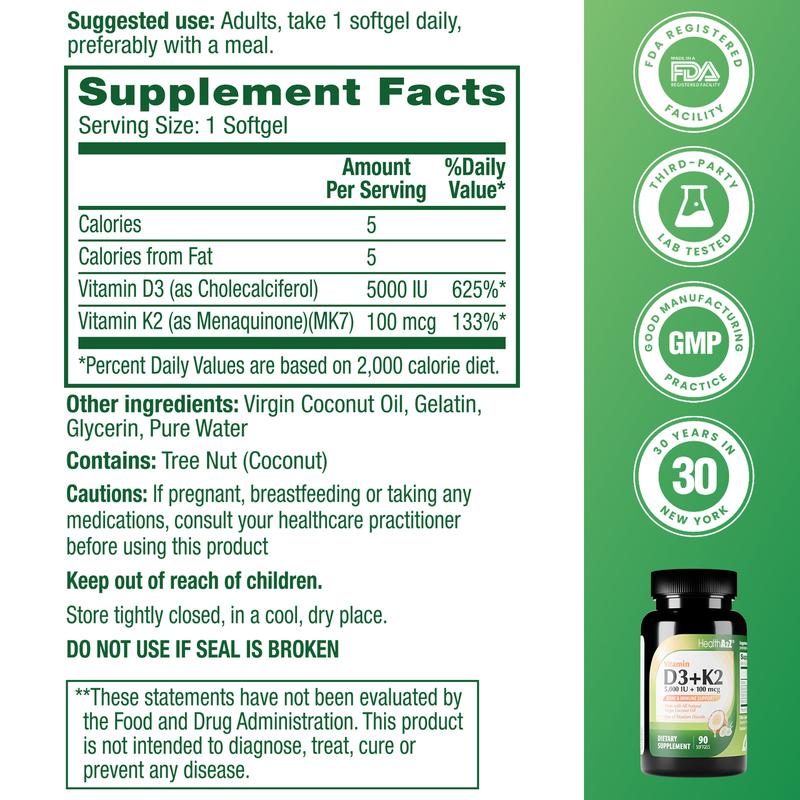 HealthA2Z Day & Night Cold Bundle | Cold & Allergy Chlorpheniramine + PE (72 Tablets, Pack of 1) + Ibuprofen (250 Tablets, Pack of 1) + Pain Relief PM Acetaminophen 500 mg (150 Caplets, Pack of 1) + Vitamin D3 + K2 (Coconut Oil) (90 Softgels, Pack of 1)