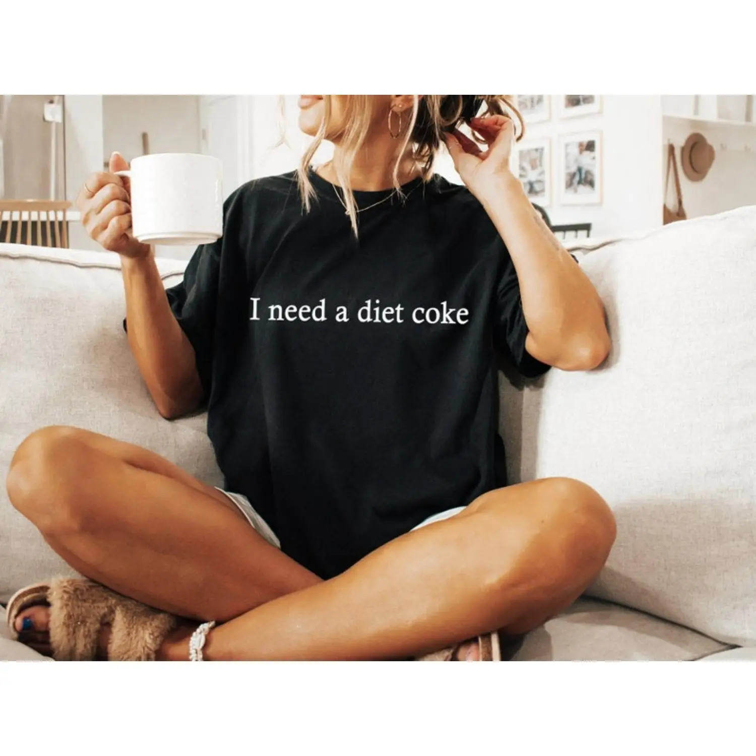 I Need A Diet Coke Shirt, Diet Coke Bottles, Gift for Diet Coke Lover, Soda Gift Crewneck, Funny Gift Soda Lover, Funny Coke