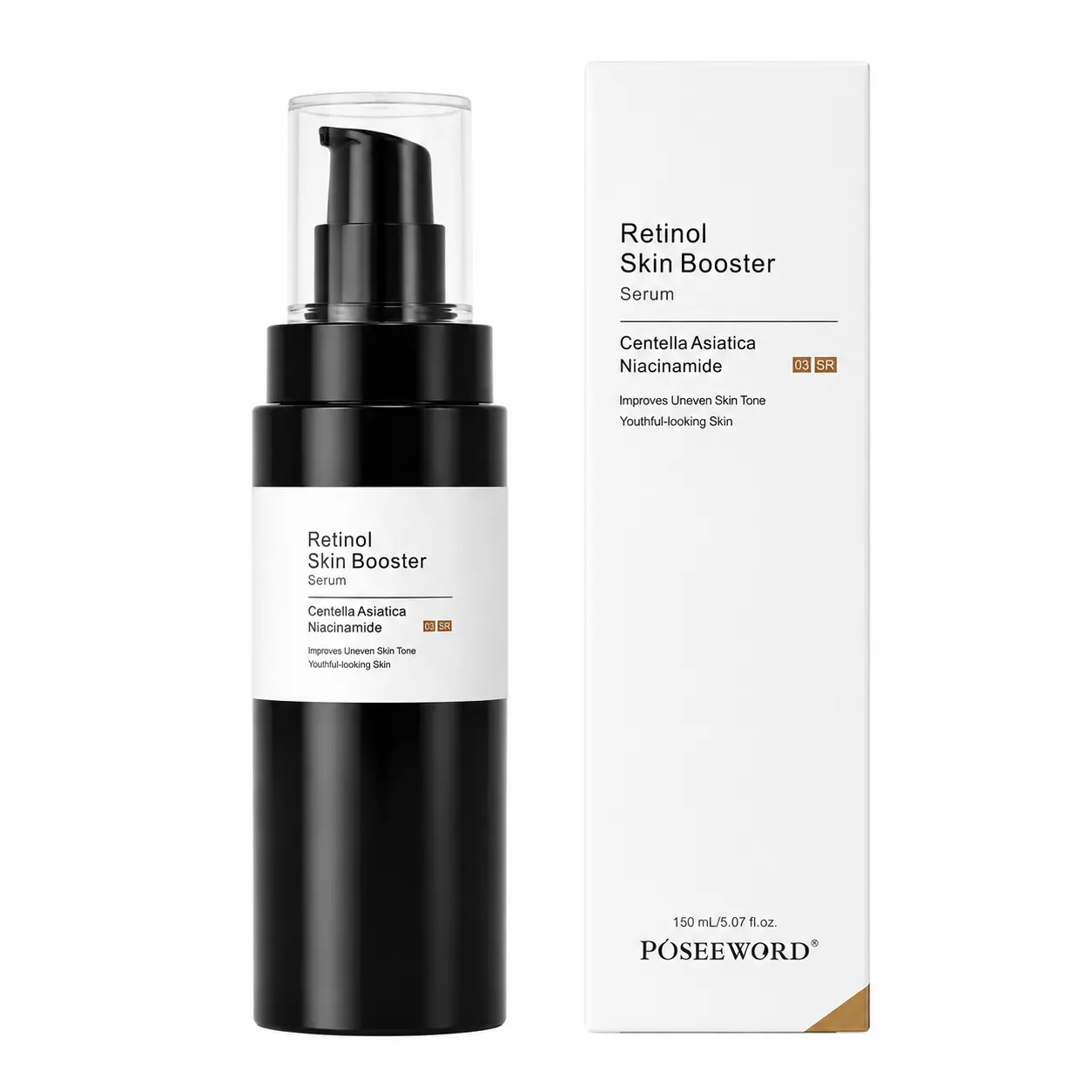 Retinal Skin Booster Serum, a Deeply Hydrating Essence that Functions as a Daily Face Moisturizer, Hydrate