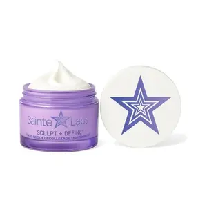 Sainte Labs Sculpt + Define Advanced Neck & Decolletage Tightening Cream for Lift Firming Smoother V-Shape with Collagen Elastin Support & HA Renewal Clinical-Grade Care