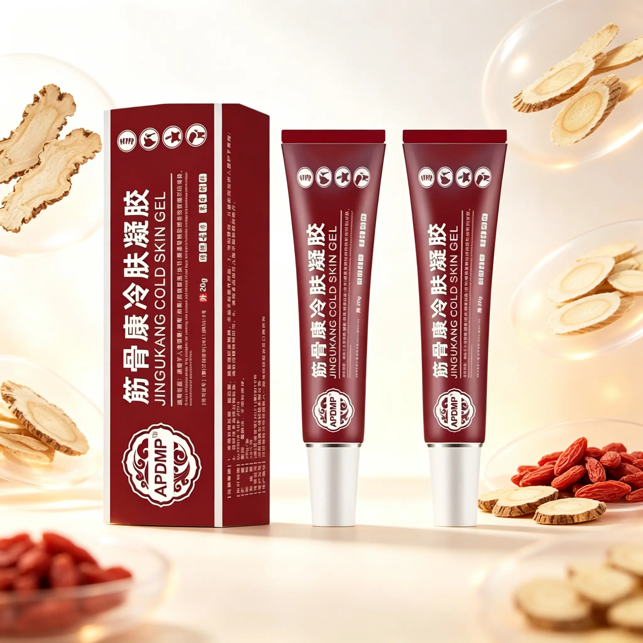 JINGU-KANG Cold Skin Gel – Cooling Gel for External Use, Physical Cooling Care for Skin Comfort 30g
