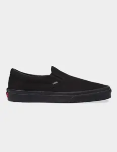 VANS  Mens Classic Slip-On Black & Black Shoes
