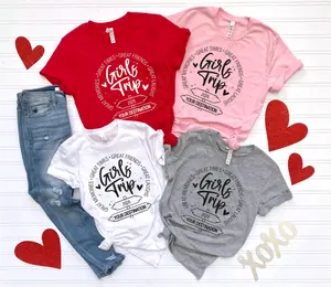 Girls Trip 2026 Shirts, Matching Vacation Tees for Best Friends, Fun Travel Group Outfit, Weekend Getaway Graphic TShirt, Women's Adventure Crew Apparel