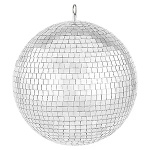 fathersdaygift VEVOR Mirror Disco Ball, 12 Inch Mirror Ball with Hanging Ring, Lightning Disco Ball Party Decorations, Ideal for DJ Club, Stage, Wedding, Birthday, Christmas, New Years Celebration