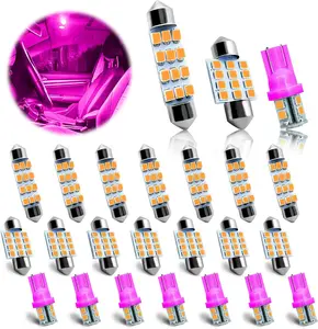 Car LED Bulb, 24 Sets, Compatible with All Vehicles, Wide Range of Applications, Easy Installation