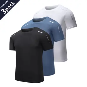 Men’s quick-dry, breathable short-sleeve T-shirt for fitness and casual wear—simple and multifunctional; lightweight T-shirt with quick-dry fabric; basic T-shirt; casual wear; men’s sportswear; simple, versatile, comfortable for everyday outings.