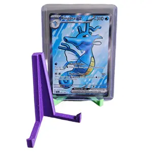 10 Pack - 3D Printed Card Stand – Perfect for Toploaders, Sleeved & Raw Cards Sports Pokemon Star Wars Lorcana For Collectors Trading Card Upright Holder Collectable Display TCG Holder Stand For Cards