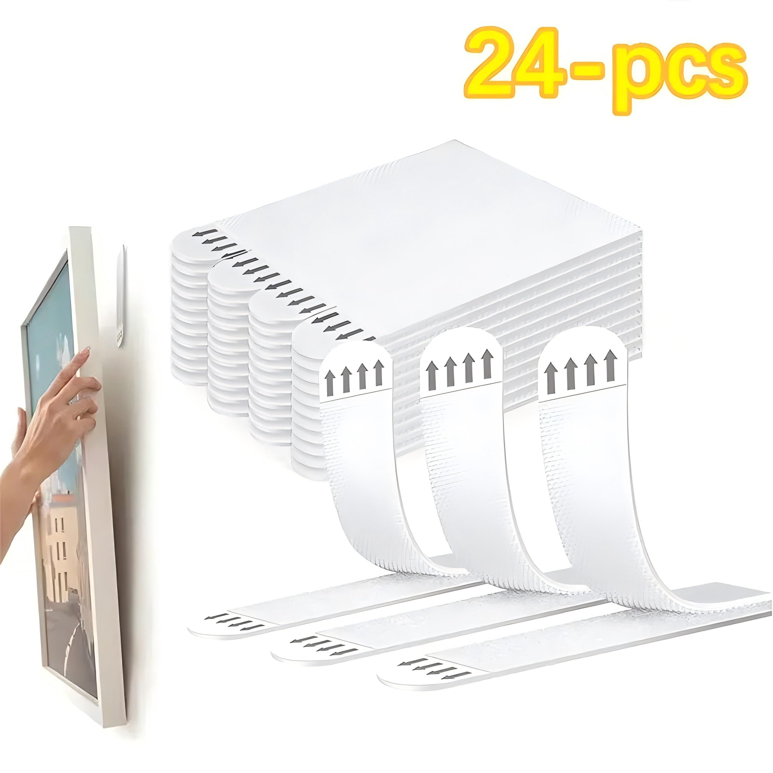 Removable Picture Hanging Strips Nail-Free Double Sided Adhesive Strips No Damage Wall Mount for Frames Hook & Loop All-in-one Heavy Duty