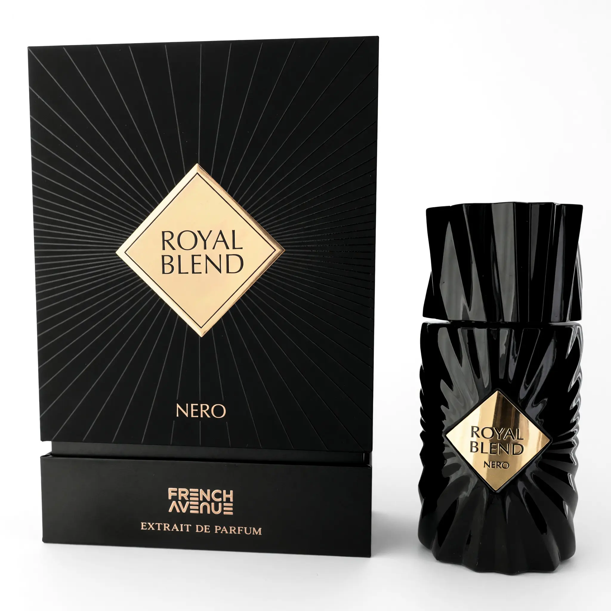 Royal Blend Nero by French Avenue, 3.4 oz EDP Spray for Unisex, Unisex Fragrance, Creamy Vanilla Unisex Fragrance