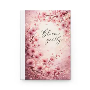Cherry Blossom Notebook Floral Journal Pink Aesthetic Journal Cute Writing Notebook Gift for Her Coquette Stationery
